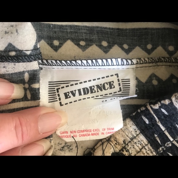 Evidence wide leg pants with belt loops. Great condition - Picture 4 of 4